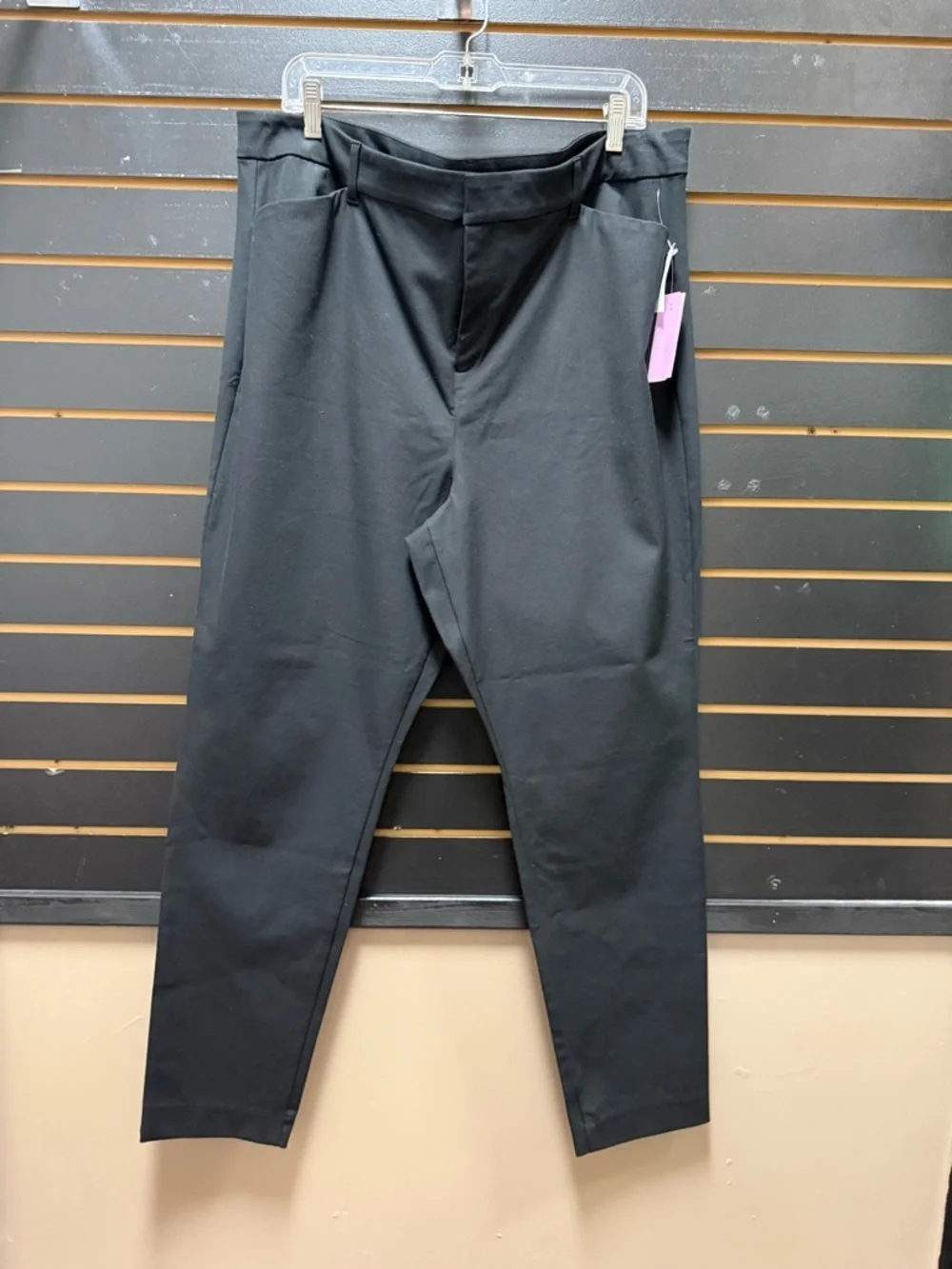 Old Navy Pixie High-Rise Secret Slim Pockets Pants Black 20 NWT